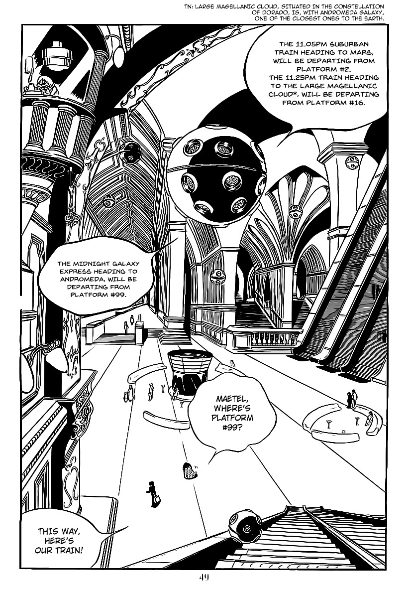 Ginga Tetsudou 999 Chapter 1.2 page 49 - Chapter 1 v2 : The Ballad of Departure