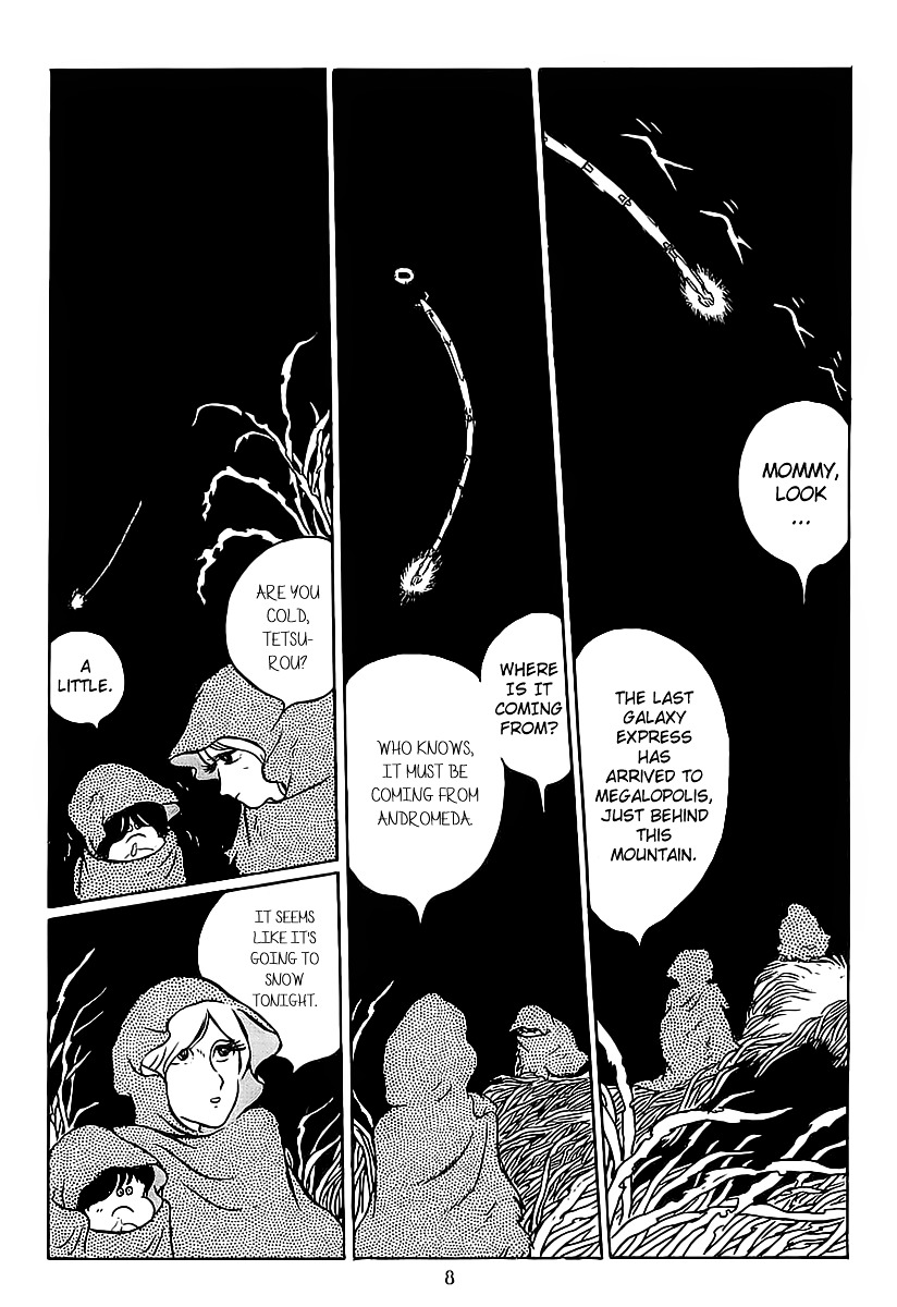 Ginga Tetsudou 999 Chapter 1.2 page 8 - Chapter 1 v2 : The Ballad of Departure