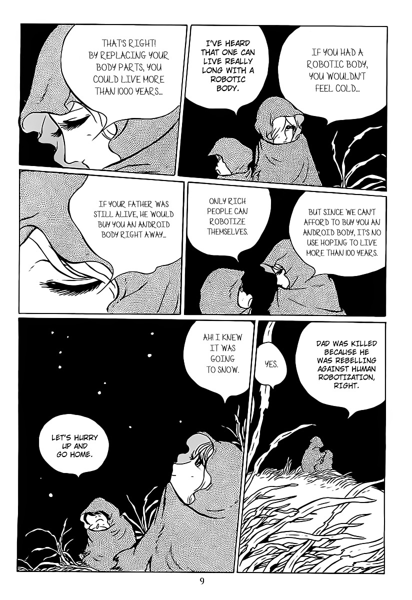 Ginga Tetsudou 999 Chapter 1.2 page 9 - Chapter 1 v2 : The Ballad of Departure