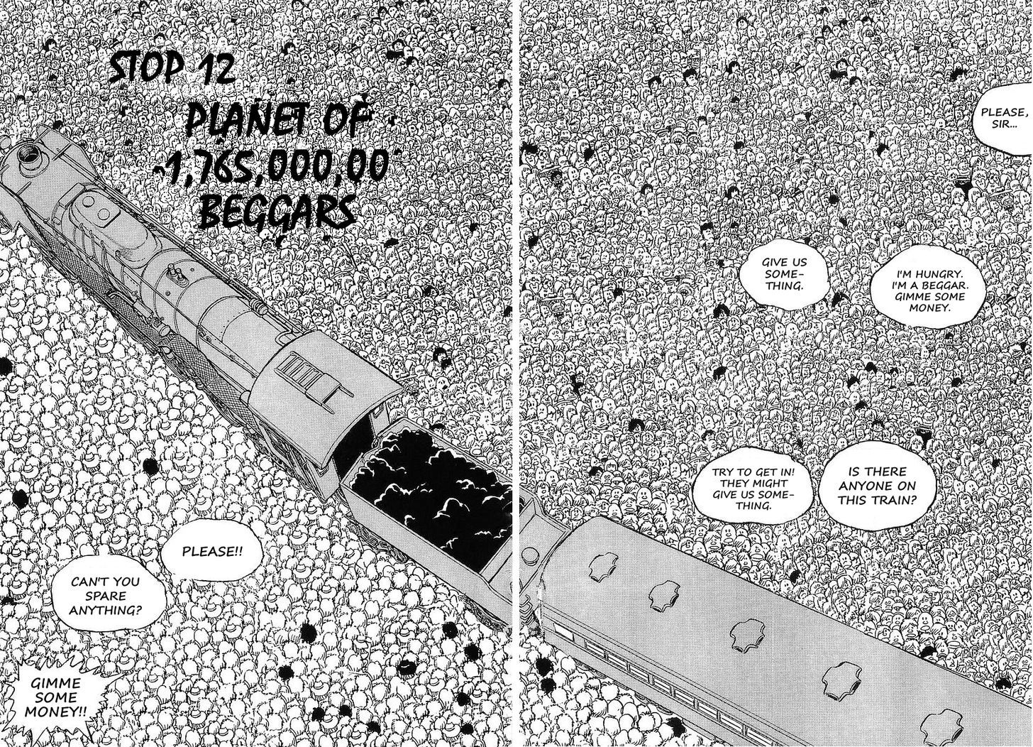 Ginga Tetsudou 999 Chapter 12 page 3 - Chapter 12 : Planet of 1,765,000,000 Beggars