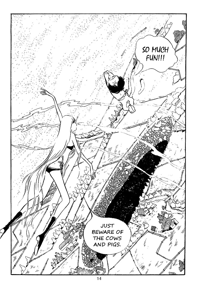 Ginga Tetsudou 999 Chapter 13 page 14 - Chapter 13: Giant Cows in Space Pastures