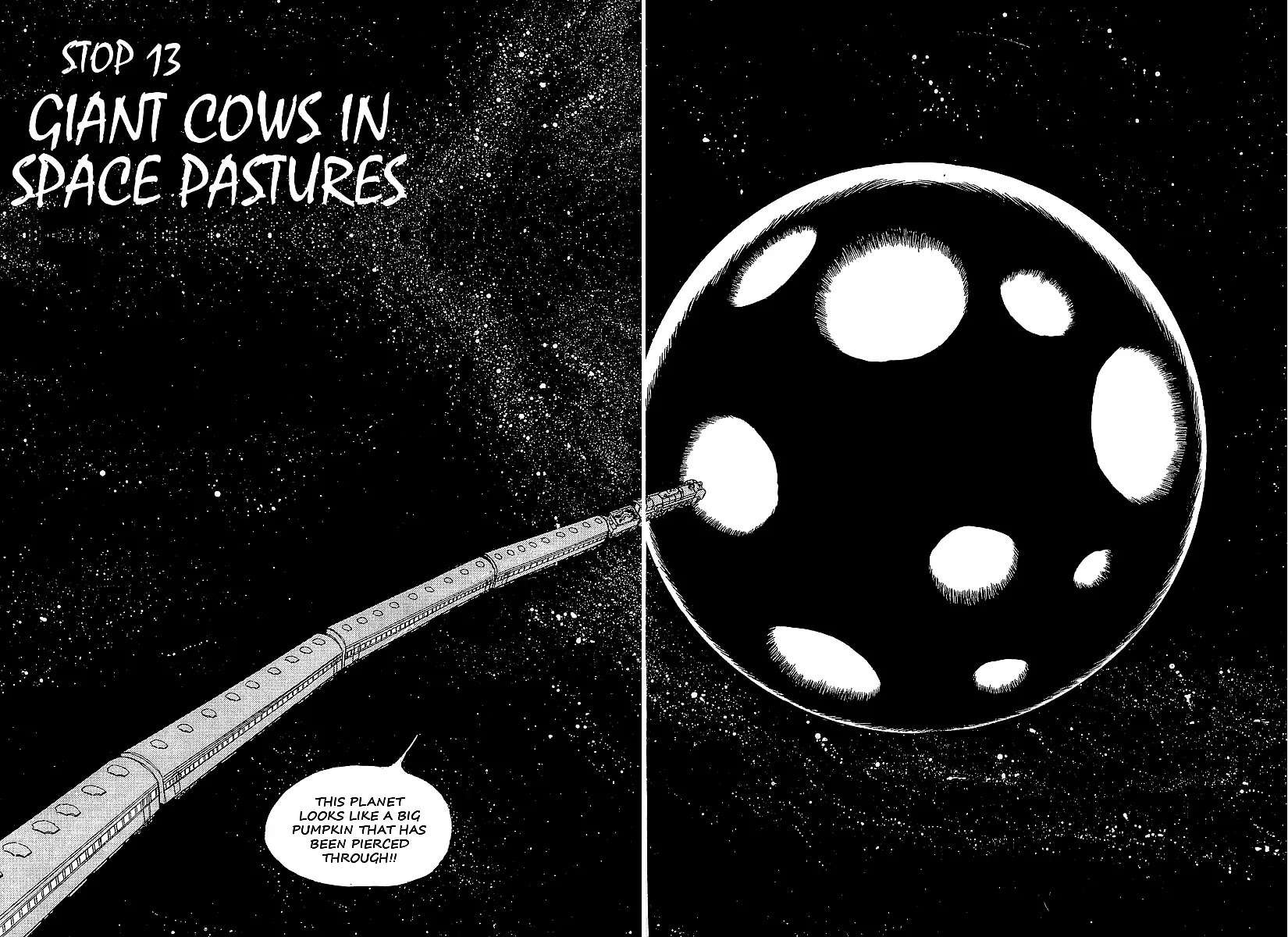 Ginga Tetsudou 999 Chapter 13 page 8 - Chapter 13: Giant Cows in Space Pastures