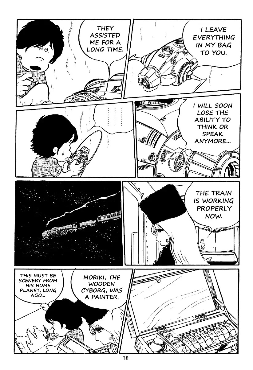 Ginga Tetsudou 999 Chapter 14 page 16 - Chapter 14: The Gravestone of Dead Leaves