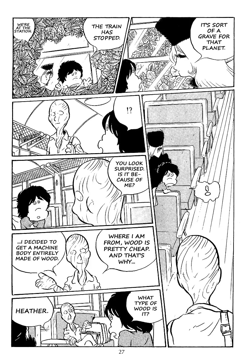 Ginga Tetsudou 999 Chapter 14 page 5 - Chapter 14: The Gravestone of Dead Leaves