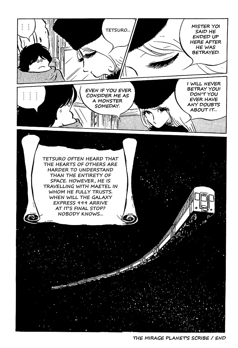 Ginga Tetsudou 999 Chapter 15 page 34 - Chapter 15: The Mirage Planet's Scribe