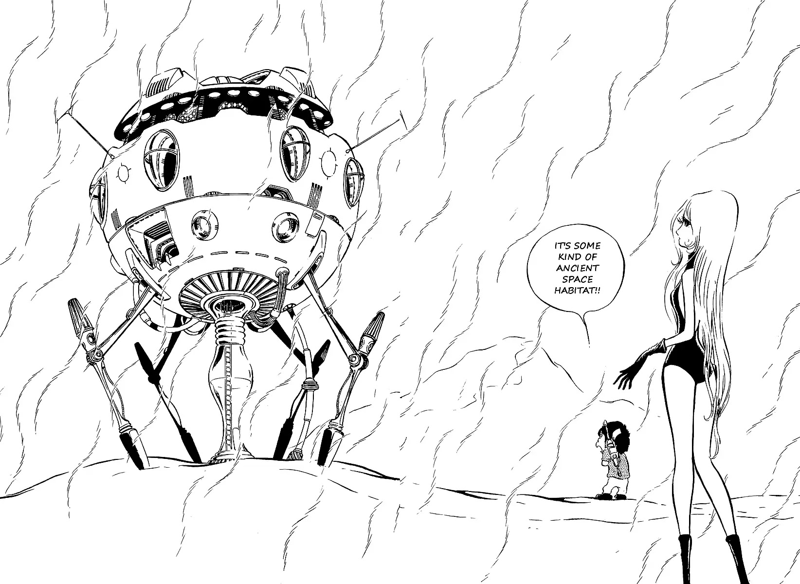Ginga Tetsudou 999 Chapter 15 page 8 - Chapter 15: The Mirage Planet's Scribe