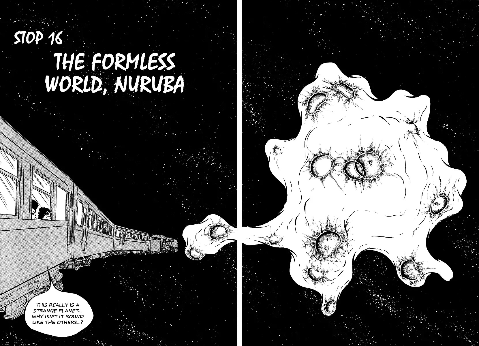 Ginga Tetsudou 999 Chapter 16 page 3 - Chapter 16: The Formless World, Nuruba