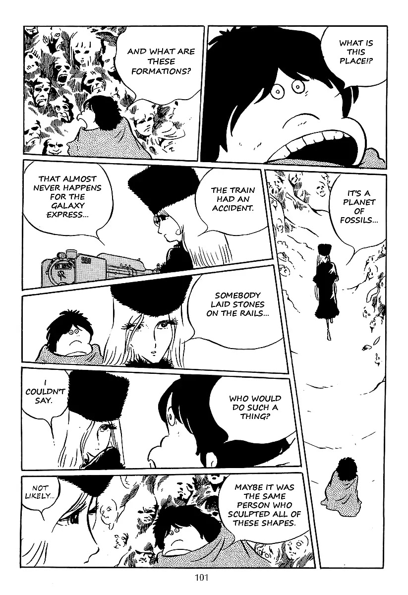 Ginga Tetsudou 999 Chapter 17 page 7 - Chapter 17: The Fossil Warrior