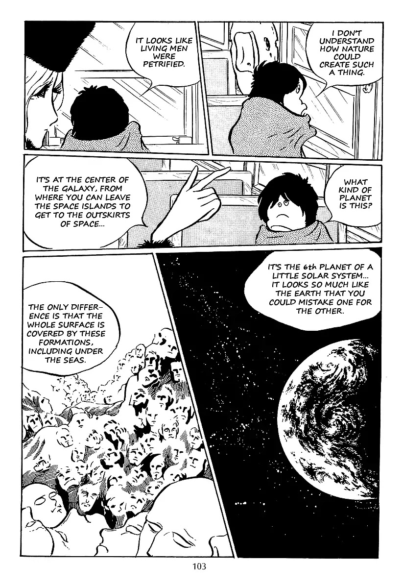 Ginga Tetsudou 999 Chapter 17 page 9 - Chapter 17: The Fossil Warrior