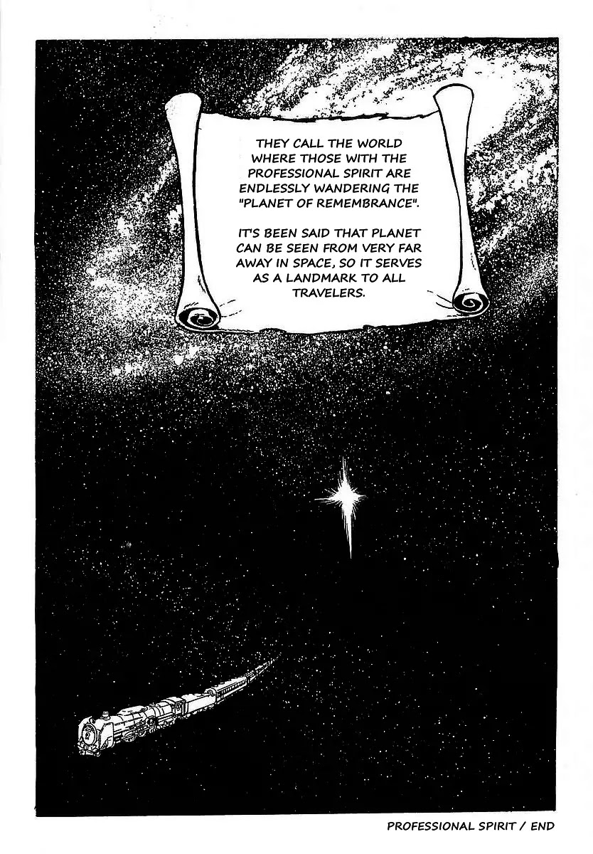 Ginga Tetsudou 999 Chapter 19 page 35 - Chapter 19: Professional Spirit