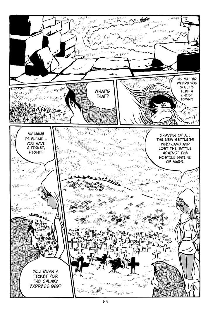 Ginga Tetsudou 999 Chapter 2 page 14 - Chapter 2 : The Red Wind of Mars