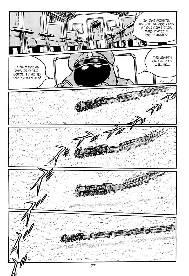 Ginga Tetsudou 999 Chapter 2 page 6 - Chapter 2 : The Red Wind of Mars