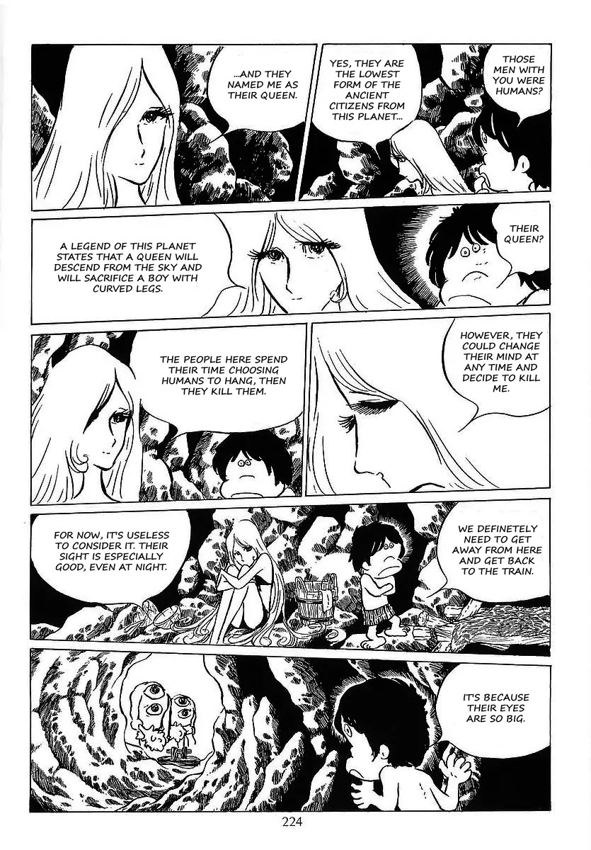 Ginga Tetsudou 999 Chapter 20 page 22 - Chapter 20: Queen of the Primeval Planet