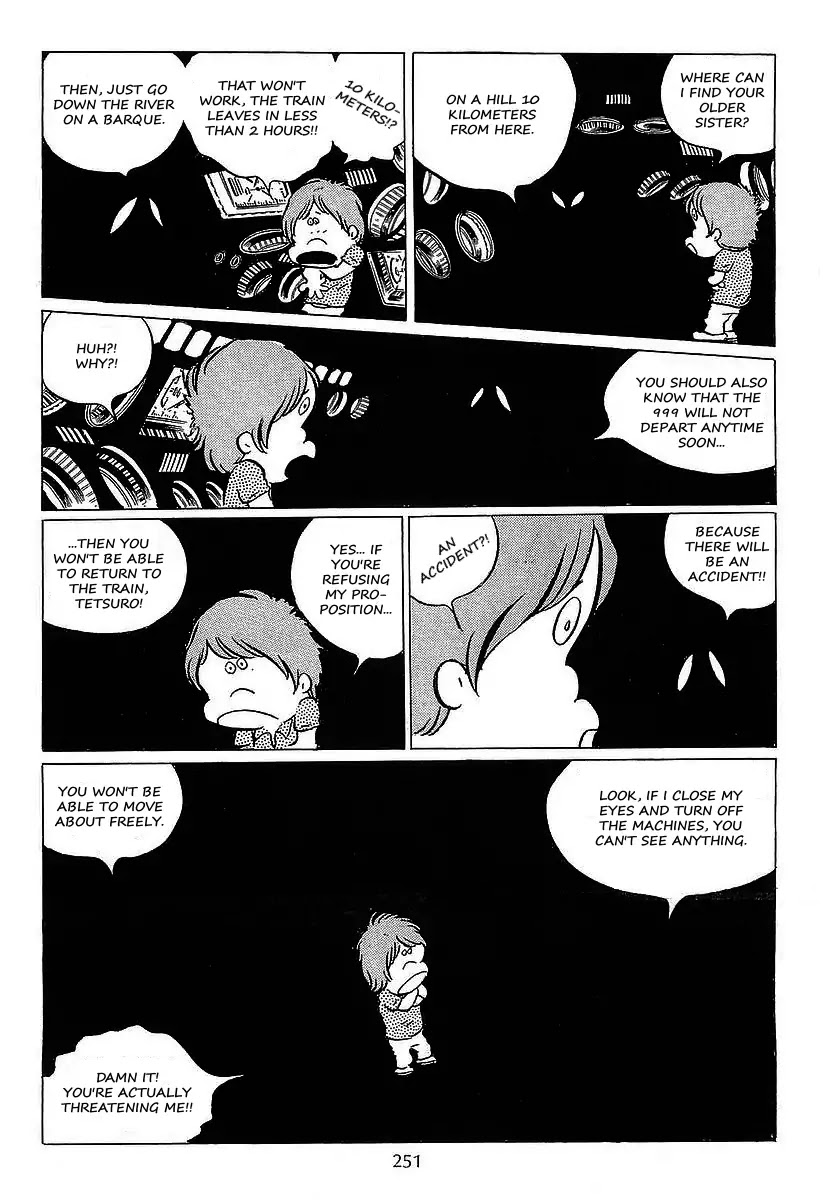 Ginga Tetsudou 999 Chapter 21 page 13 - Chapter 21: The Pitch Dark Sisters