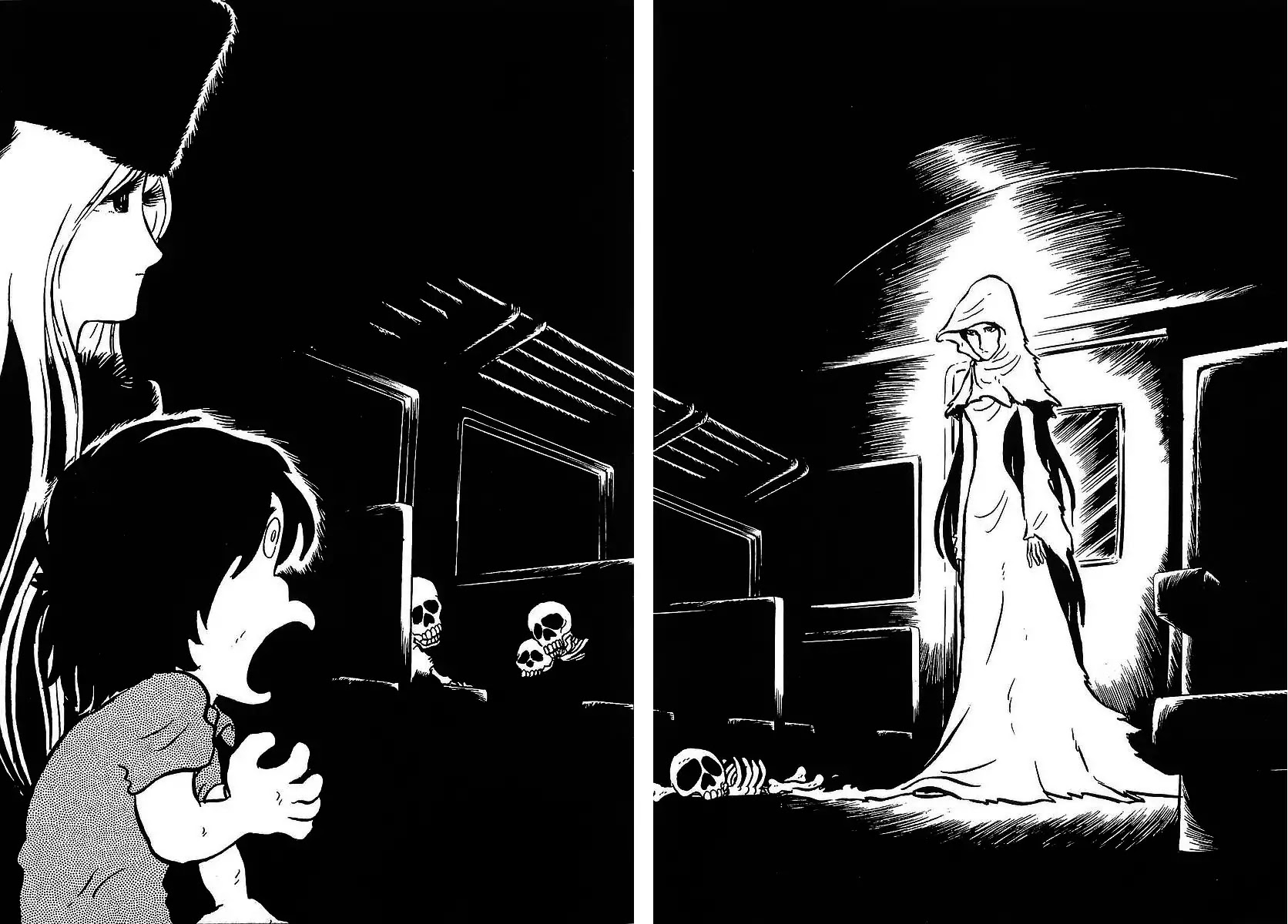 Ginga Tetsudou 999 Chapter 22 page 21 - Chapter 22: The Graveyard at Gravity's Bottom