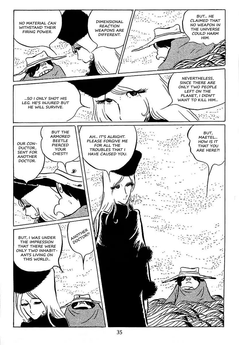 Ginga Tetsudou 999 Chapter 23 page 36 - Chapter 23: The Armored Planet