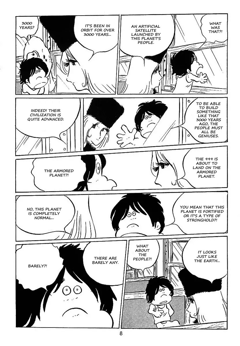 Ginga Tetsudou 999 Chapter 23 page 9 - Chapter 23: The Armored Planet