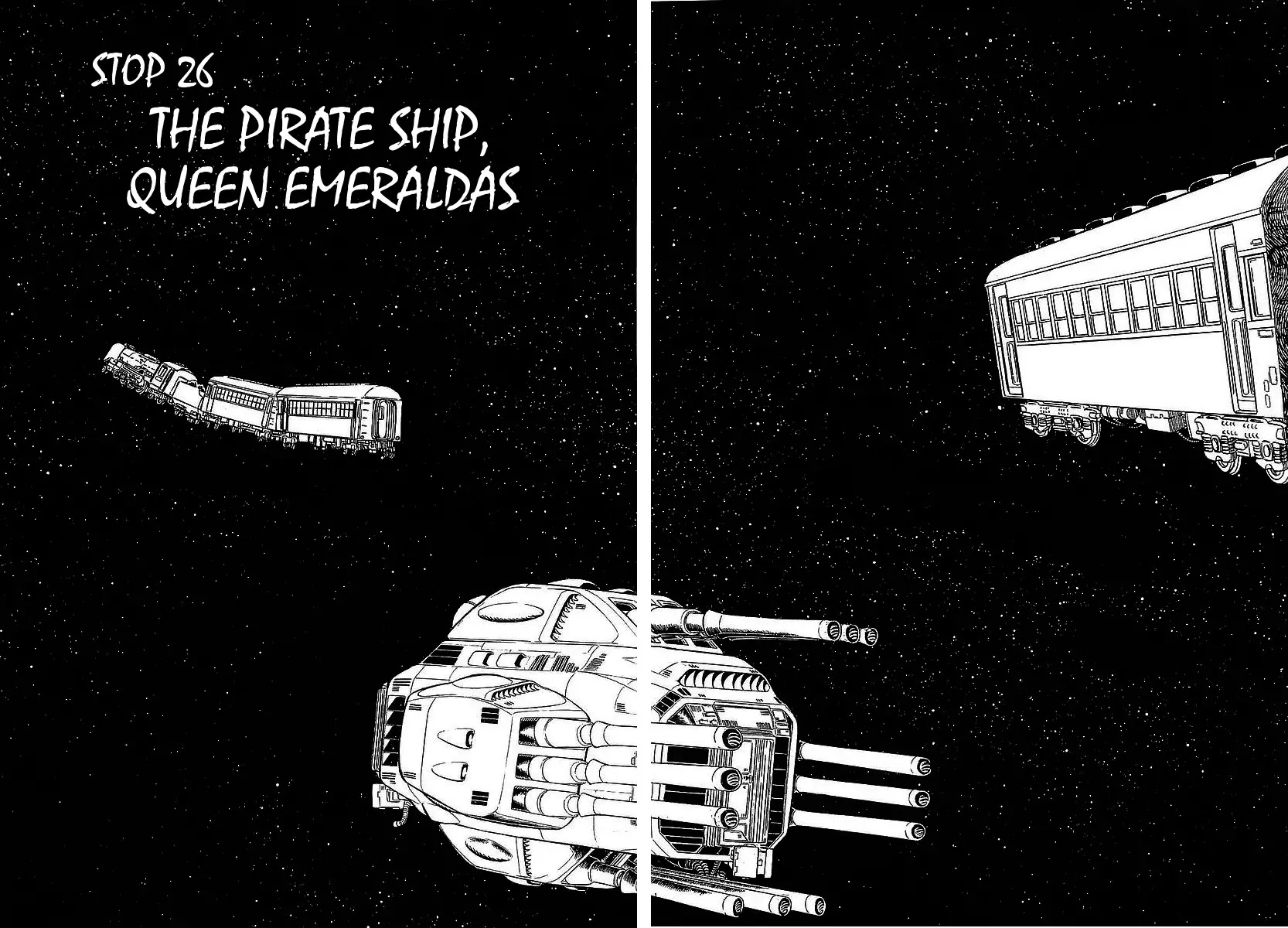 Ginga Tetsudou 999 Chapter 26 page 3 - Chapter 26: The Pirate Ship, Queen Emeraldas