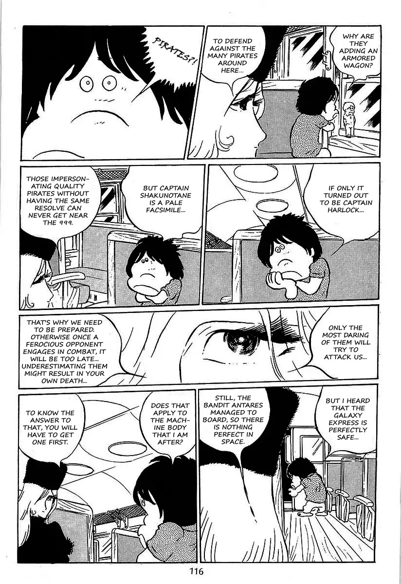 Ginga Tetsudou 999 Chapter 26 page 4 - Chapter 26: The Pirate Ship, Queen Emeraldas