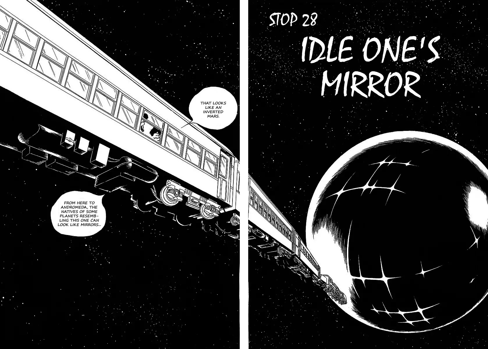 Ginga Tetsudou 999 Chapter 28 page 3 - Chapter 28: Idle One's Mirror