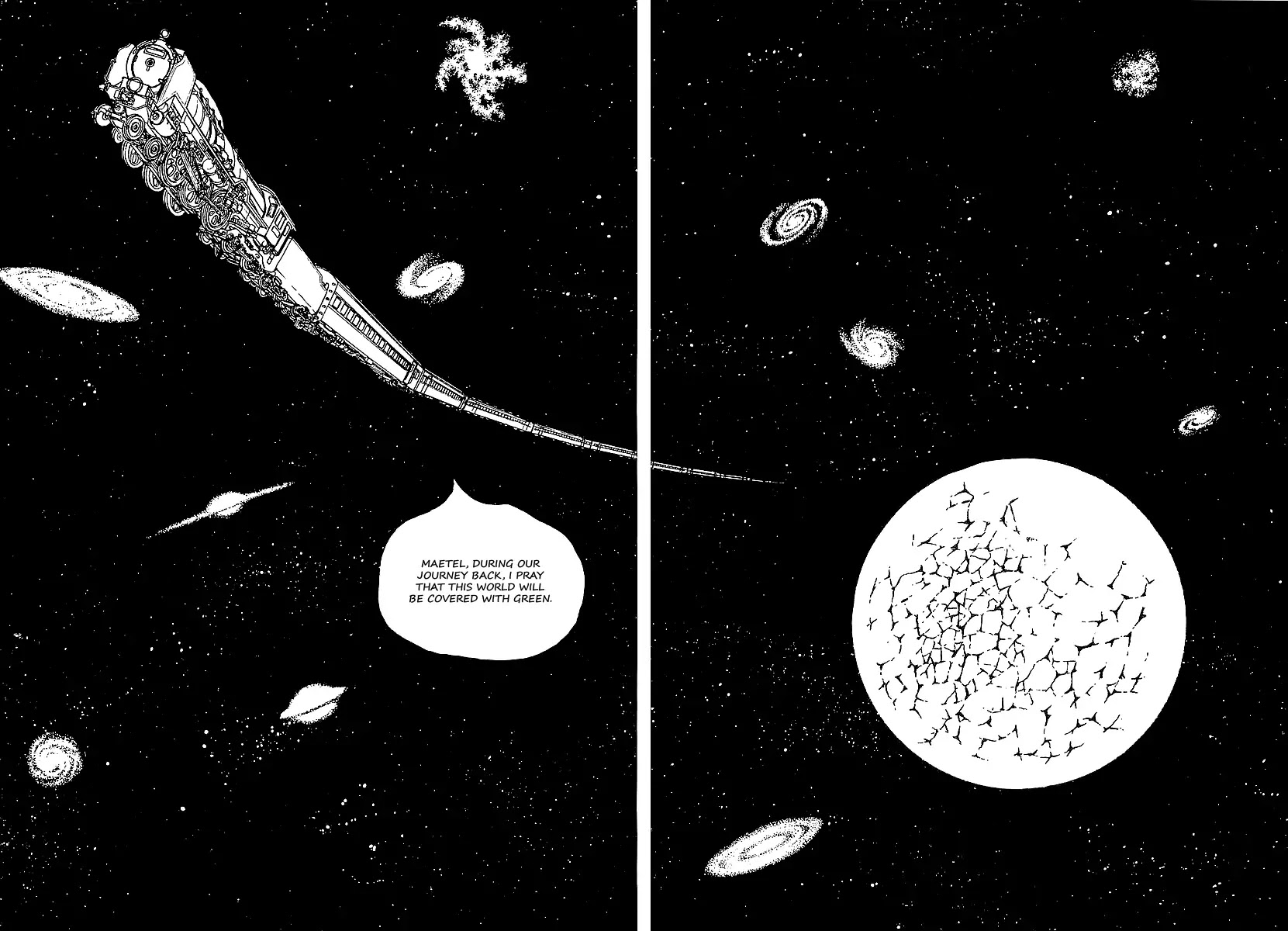 Ginga Tetsudou 999 Chapter 31 page 35 - Chapter 31: The Settlers of Sisyphus