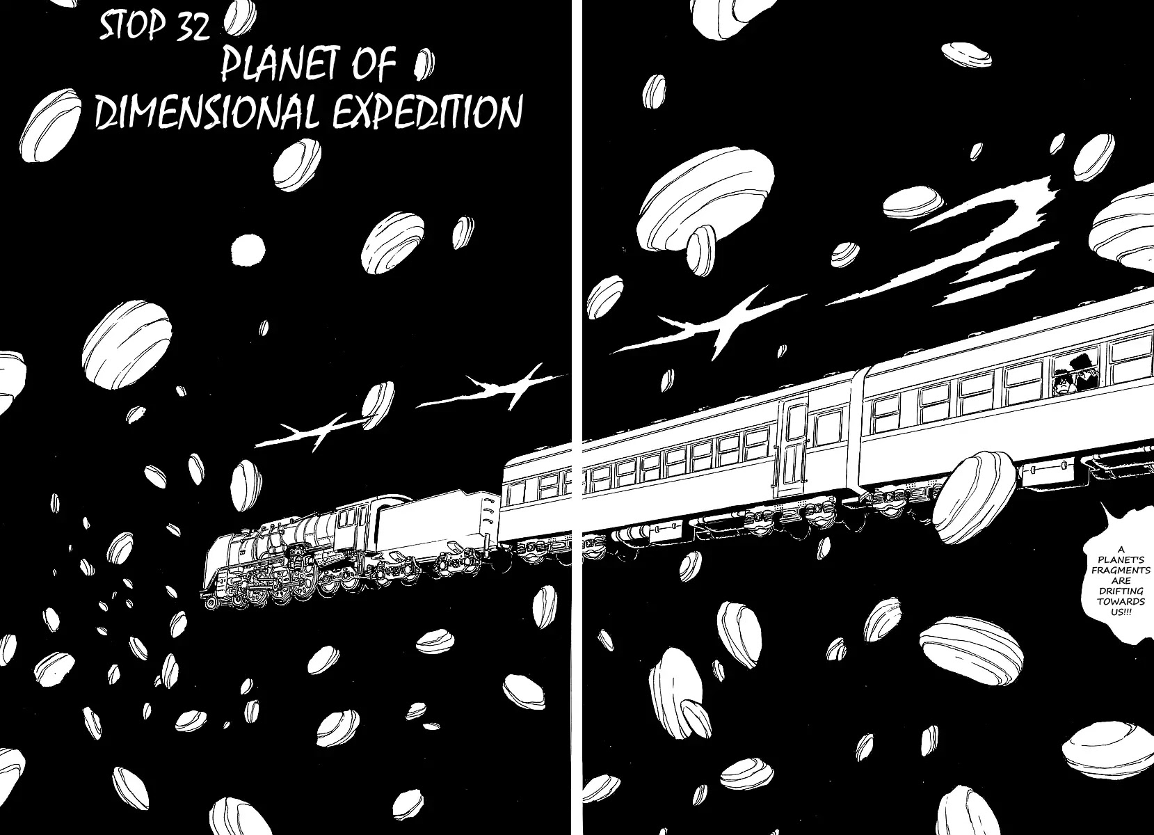 Ginga Tetsudou 999 Chapter 32 page 2 - Chapter 32: Planet of Dimensional Expedition