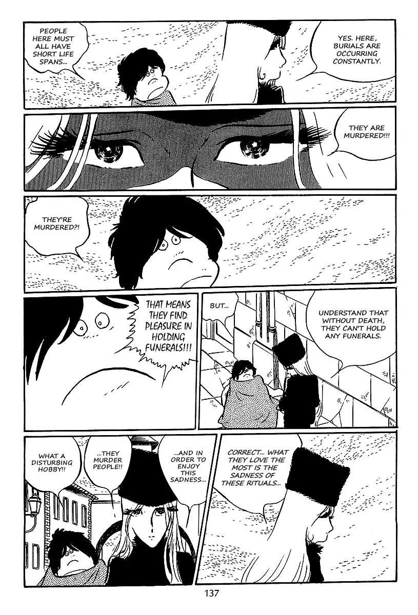 Ginga Tetsudou 999 Chapter 34 page 24 - Chapter 34: Fog of the Funeral Planet