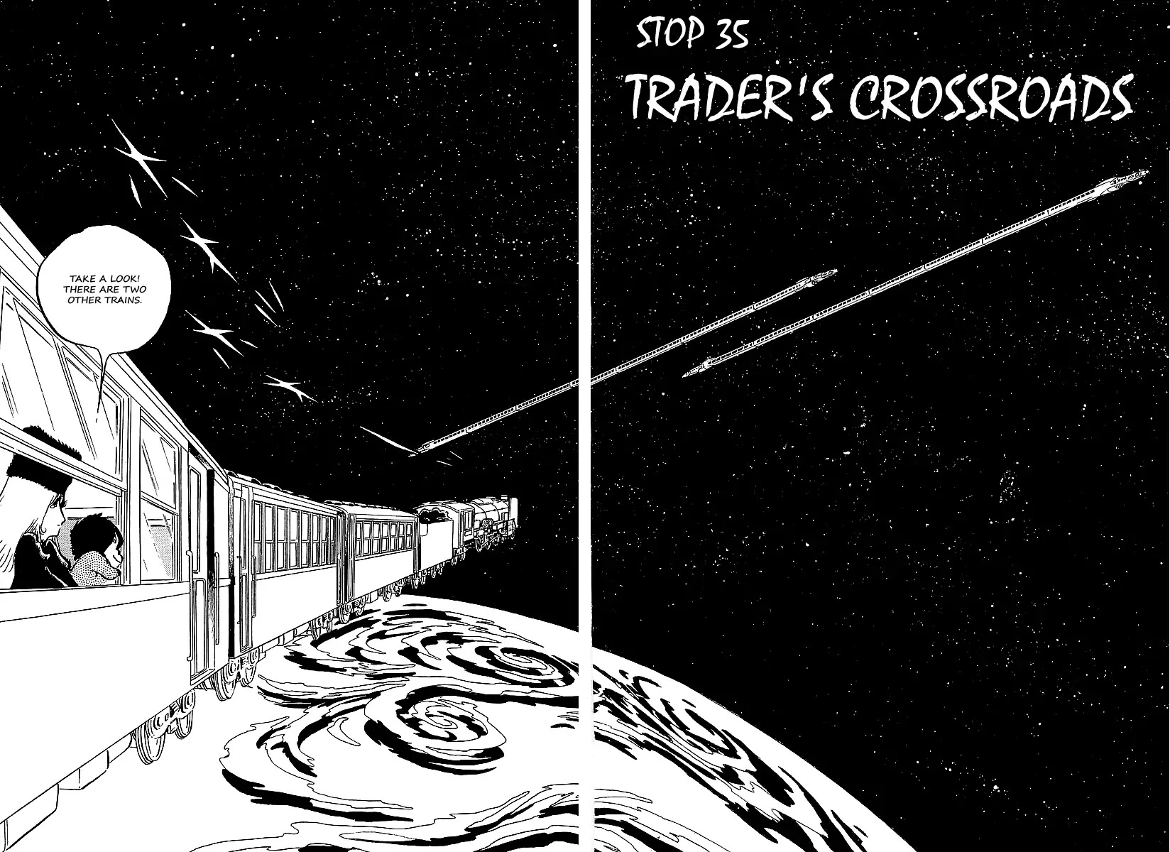 Ginga Tetsudou 999 Chapter 35 page 2 - Chapter 35: Trader's Crossroads