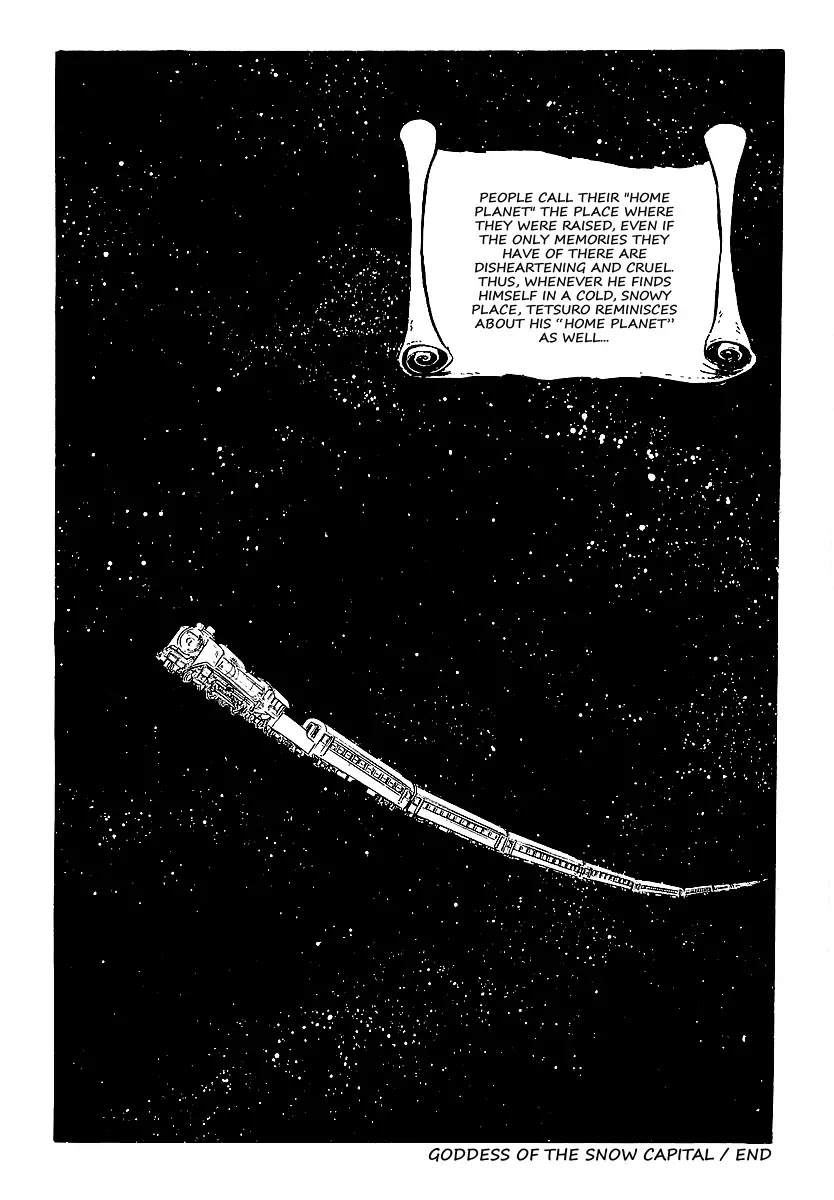Ginga Tetsudou 999 Chapter 36 page 34 - Chapter 36: Goddess of the Snow Capital