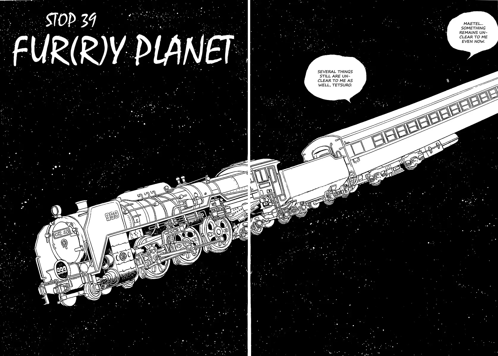 Ginga Tetsudou 999 Chapter 39 page 2 - Chapter 39: Fur(r)y Planet