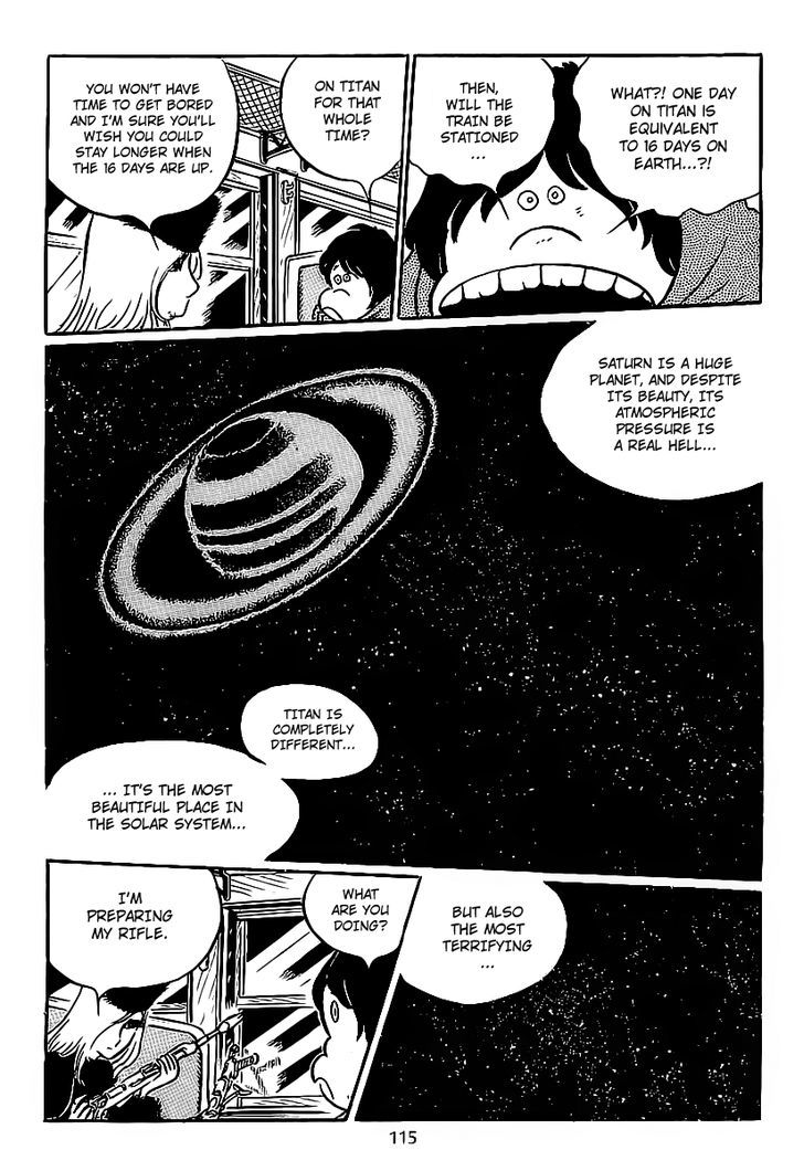 Ginga Tetsudou 999 Chapter 4 page 3 - Chapter 4 : The Sleeping Soldier of Titan
