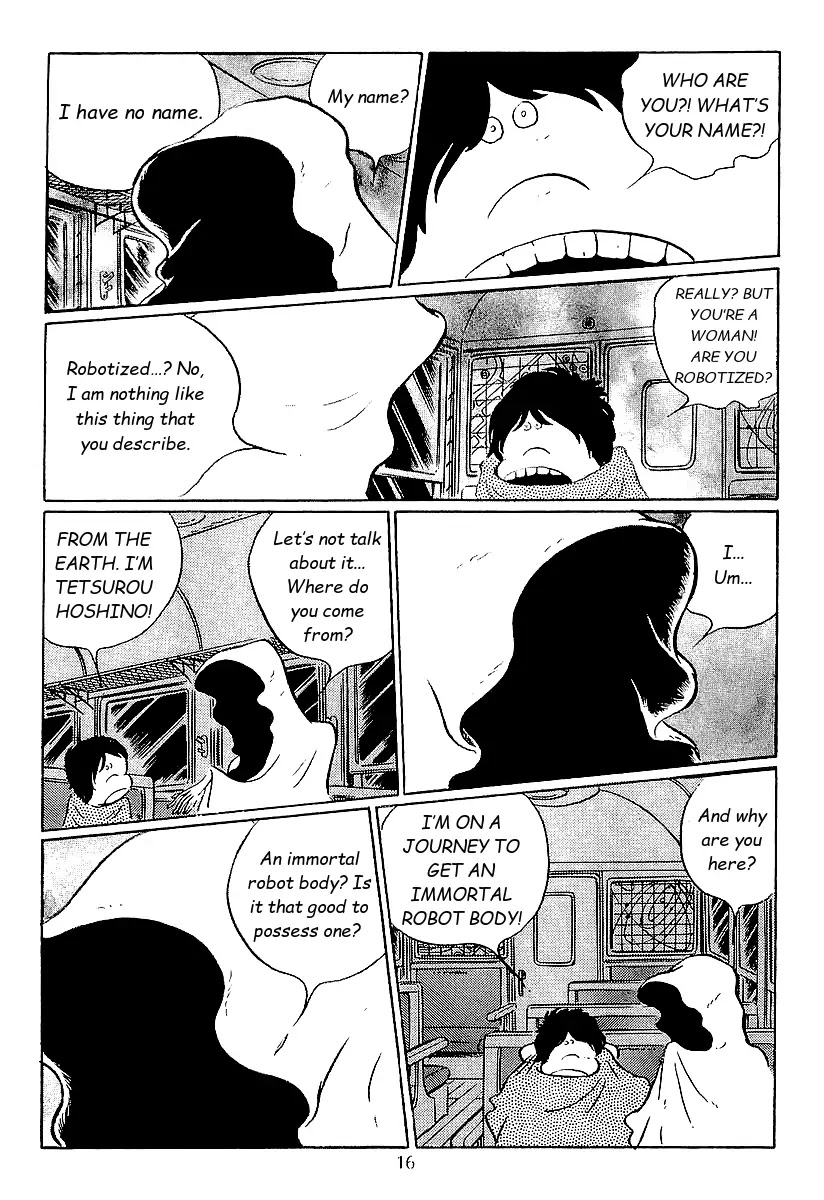 Ginga Tetsudou 999 Chapter 40 page 16 - Chapter 40: The Haunted World of Filaments
