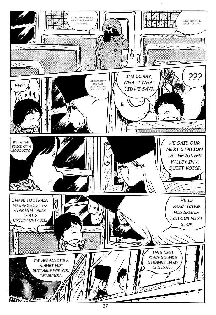 Ginga Tetsudou 999 Chapter 41 page 1 - Chapter 41: The Silent Holy Land
