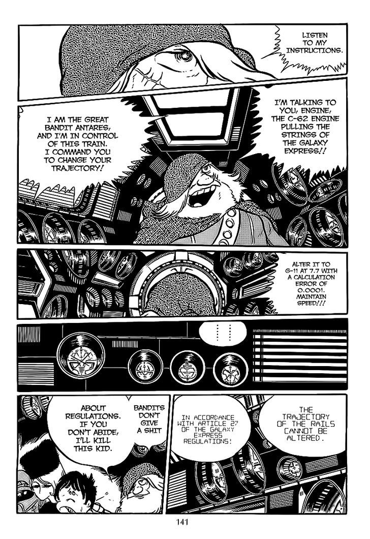 Ginga Tetsudou 999 Chapter 5 page 9 - Chapter 5 : Antares, the Great Bandit