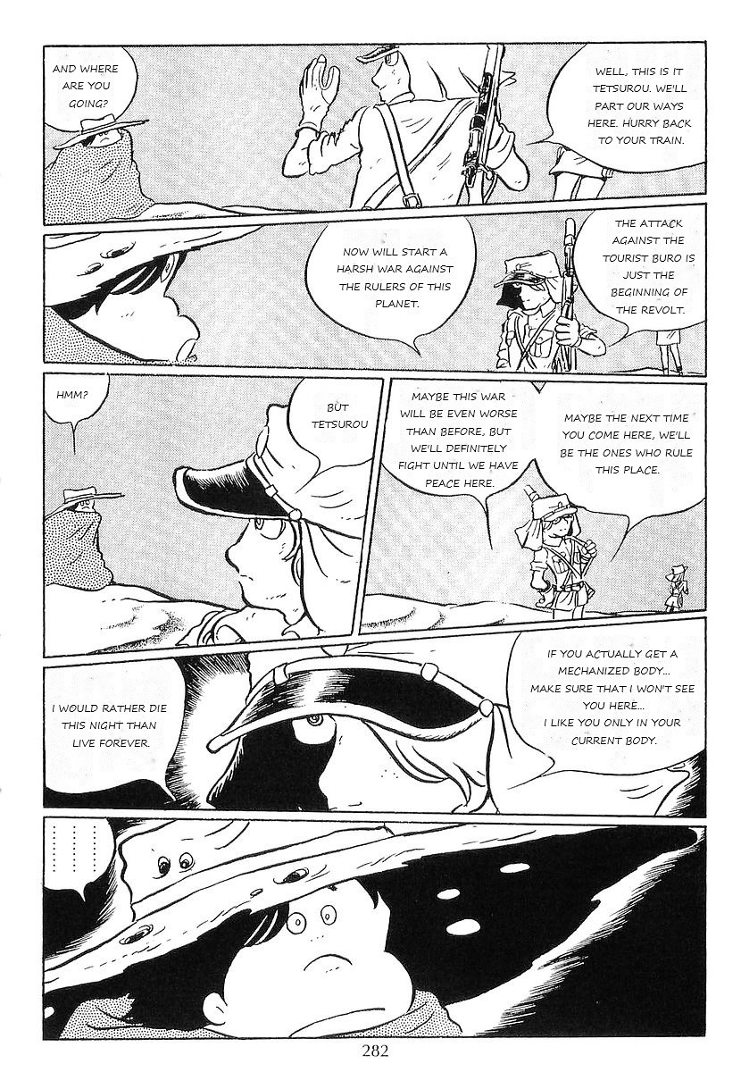 Ginga Tetsudou 999 Chapter 54 page 38 - Chapter 54: The Laboratory of Eternal War