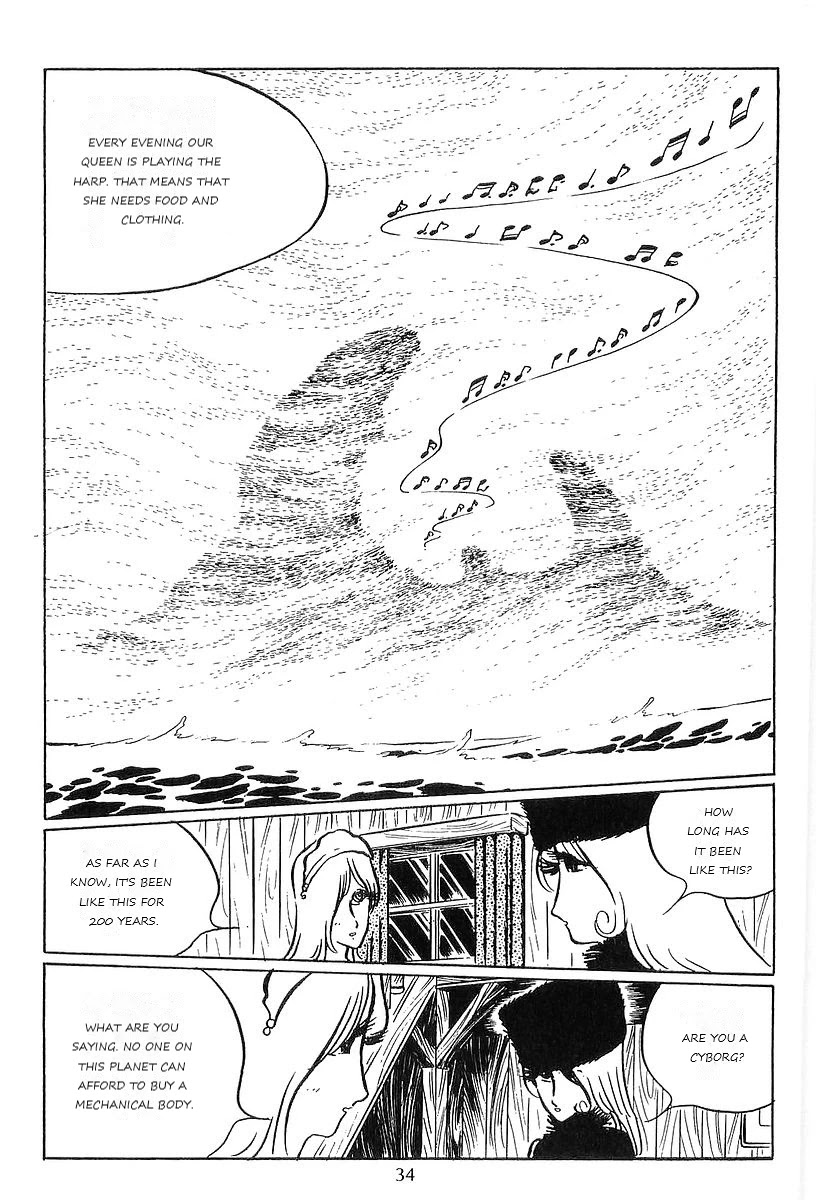 Ginga Tetsudou 999 Chapter 62 page 37 - Chapter 62: Symphonic Poem "The Witch's Harp"