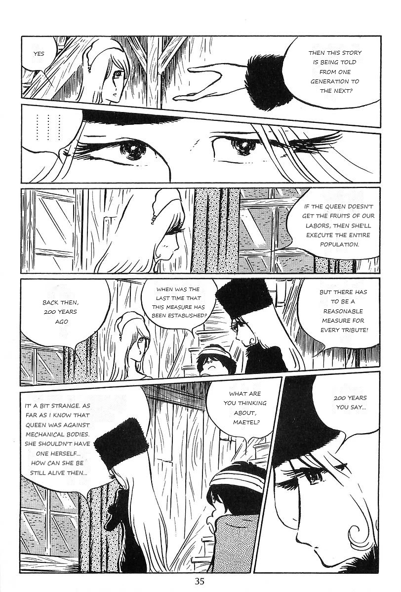 Ginga Tetsudou 999 Chapter 62 page 38 - Chapter 62: Symphonic Poem "The Witch's Harp"