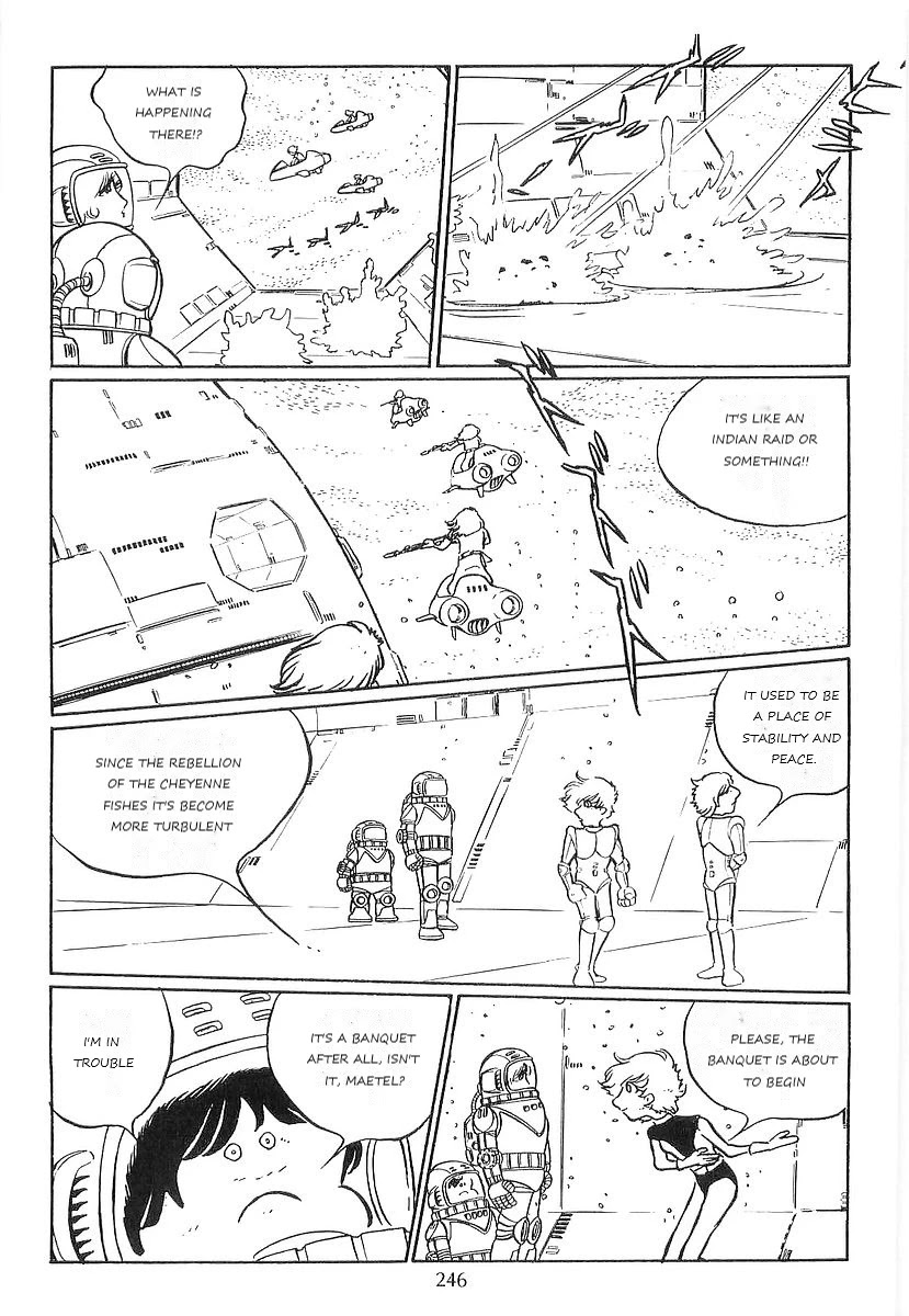 Ginga Tetsudou 999 Chapter 66 page 34 - Chapter 66: Cheyenne in the Land of Water