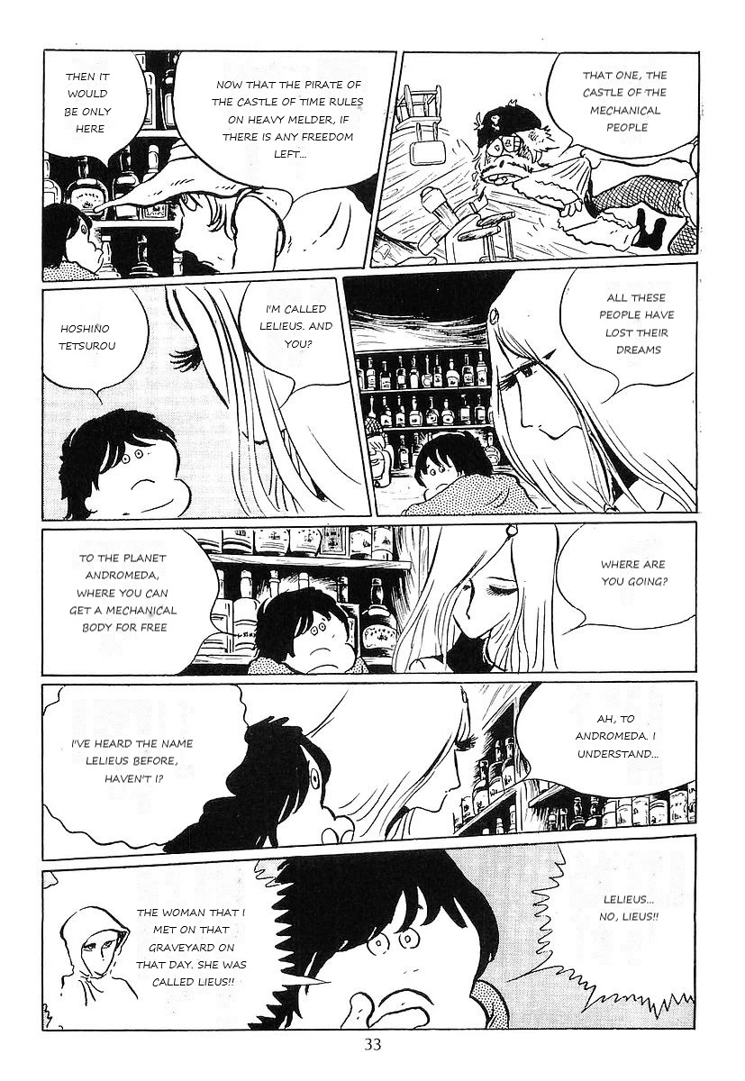 Ginga Tetsudou 999 Chapter 68 page 36 - Chapter 68: The Pirate of the Time Castle
