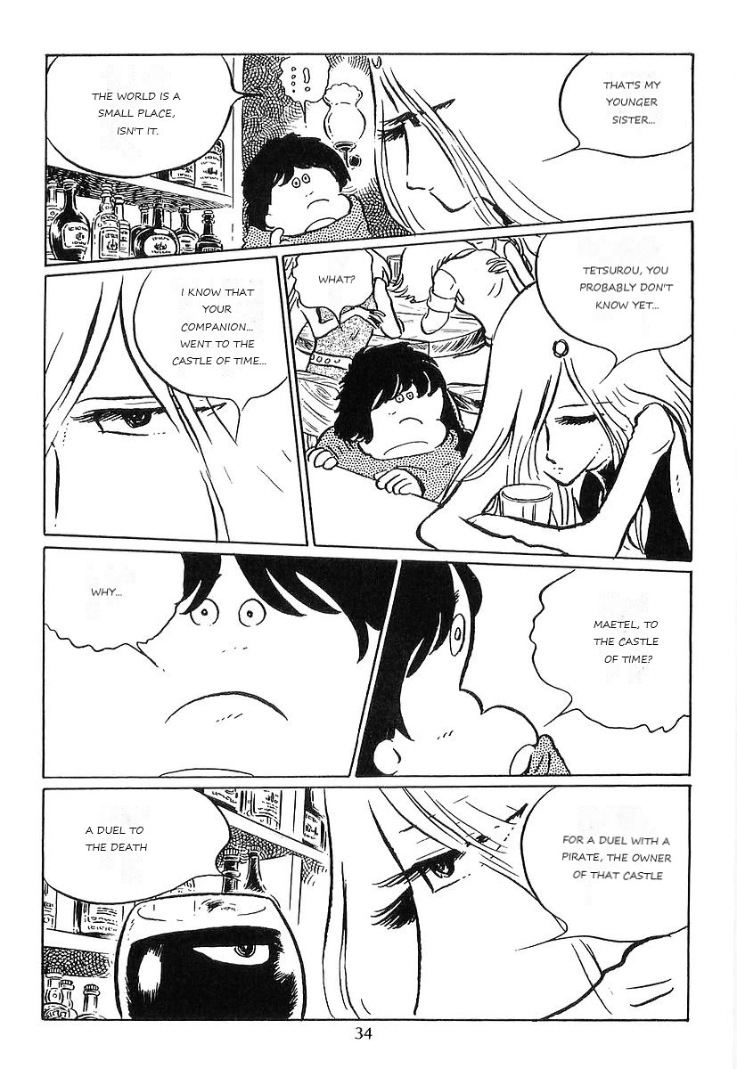 Ginga Tetsudou 999 Chapter 68 page 37 - Chapter 68: The Pirate of the Time Castle