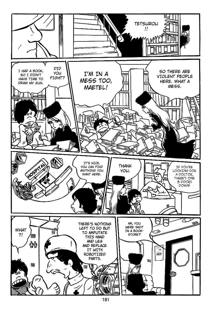 Ginga Tetsudou 999 Chapter 7 page 11 - Chapter 7 : The Comet Library