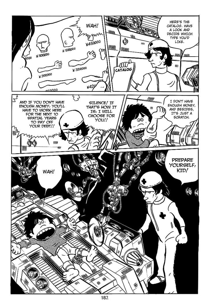 Ginga Tetsudou 999 Chapter 7 page 12 - Chapter 7 : The Comet Library