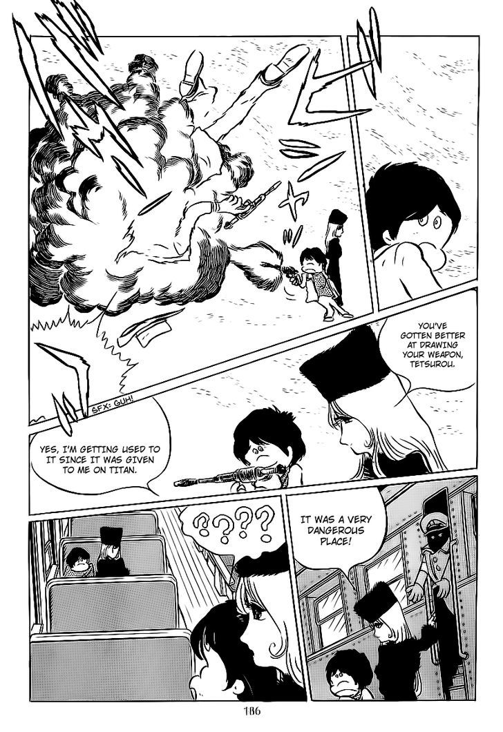 Ginga Tetsudou 999 Chapter 7 page 16 - Chapter 7 : The Comet Library