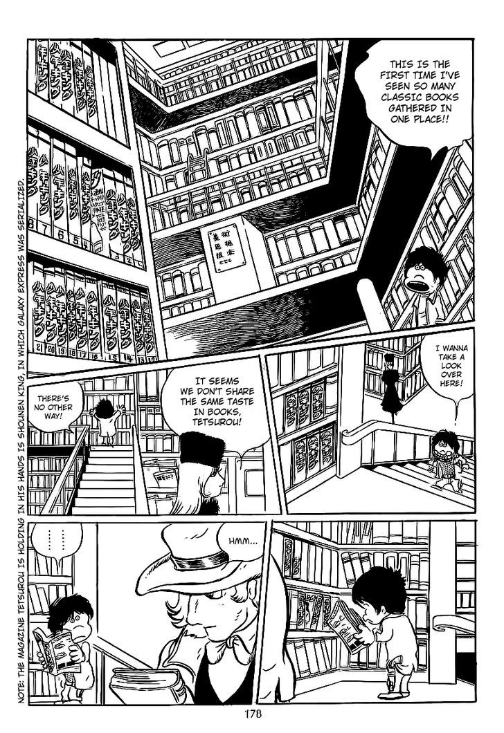Ginga Tetsudou 999 Chapter 7 page 8 - Chapter 7 : The Comet Library