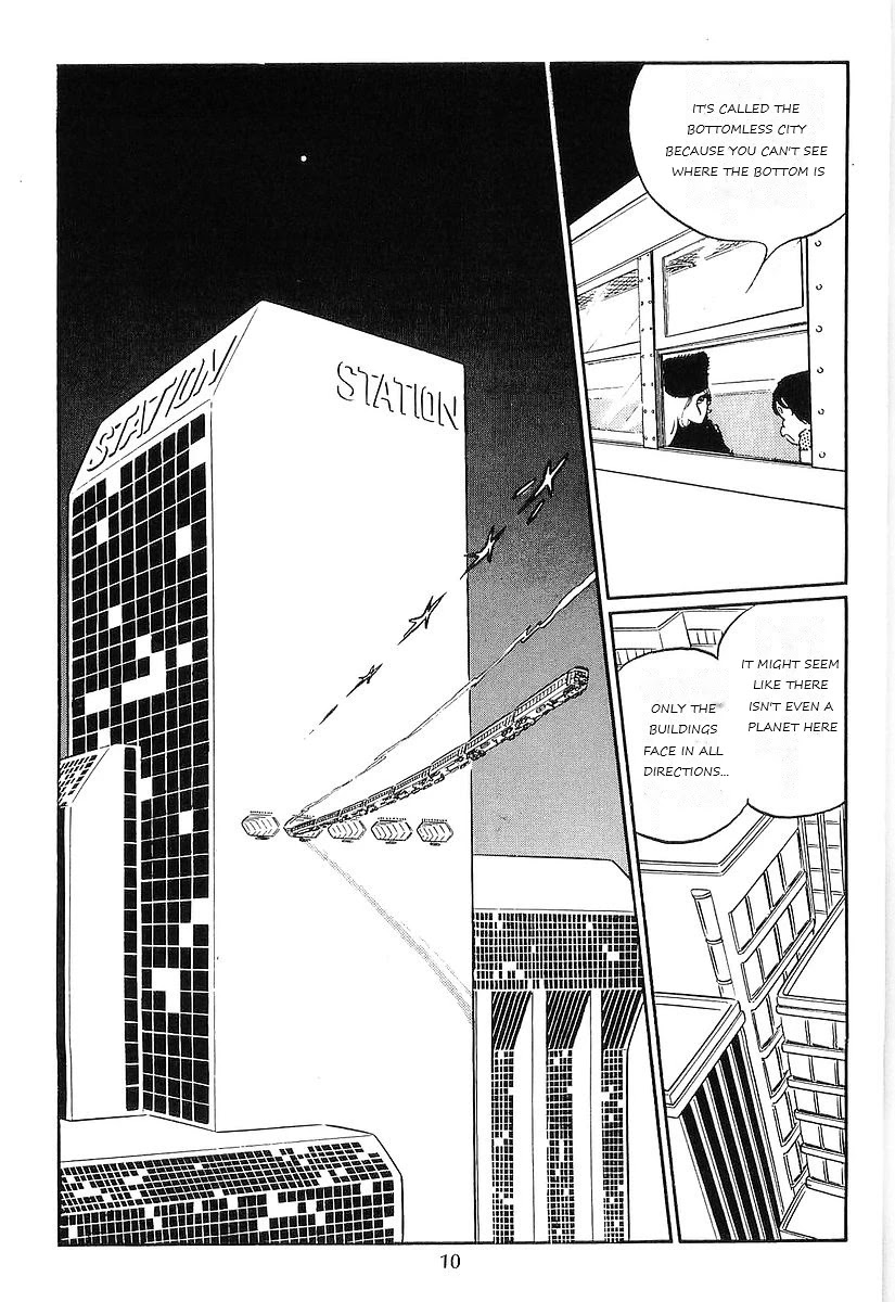 Ginga Tetsudou 999 Chapter 72 page 13 - Chapter 72: The Four-Dimensional Elevator
