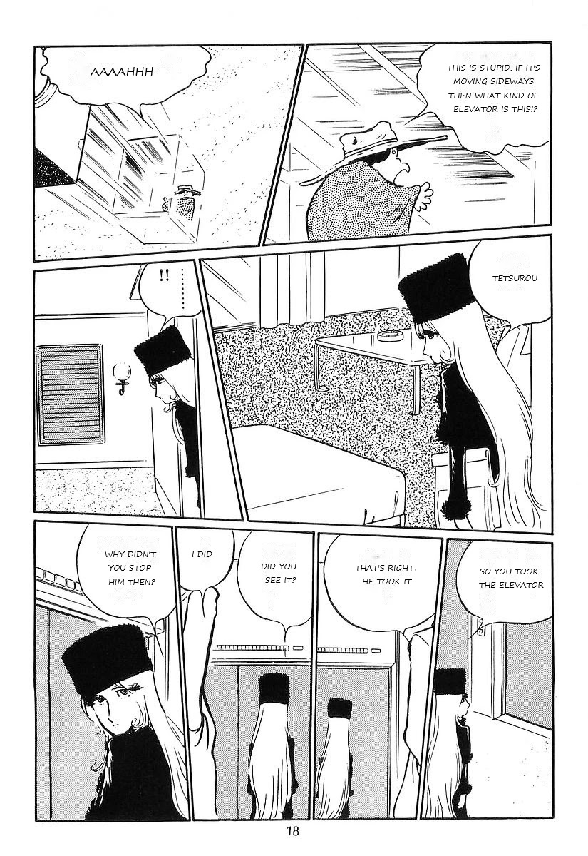 Ginga Tetsudou 999 Chapter 72 page 21 - Chapter 72: The Four-Dimensional Elevator