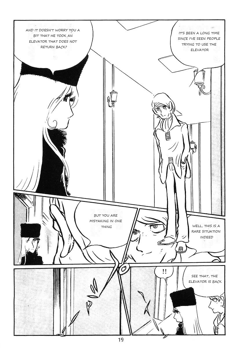Ginga Tetsudou 999 Chapter 72 page 22 - Chapter 72: The Four-Dimensional Elevator