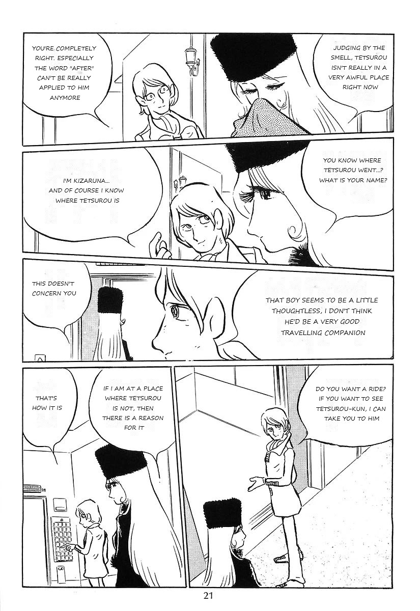 Ginga Tetsudou 999 Chapter 72 page 24 - Chapter 72: The Four-Dimensional Elevator