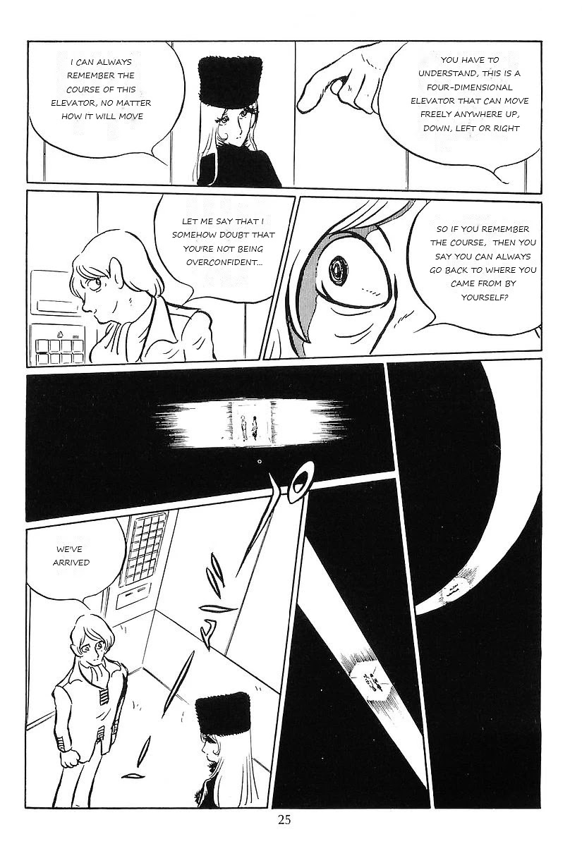 Ginga Tetsudou 999 Chapter 72 page 28 - Chapter 72: The Four-Dimensional Elevator