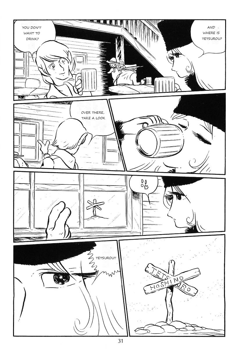 Ginga Tetsudou 999 Chapter 72 page 34 - Chapter 72: The Four-Dimensional Elevator